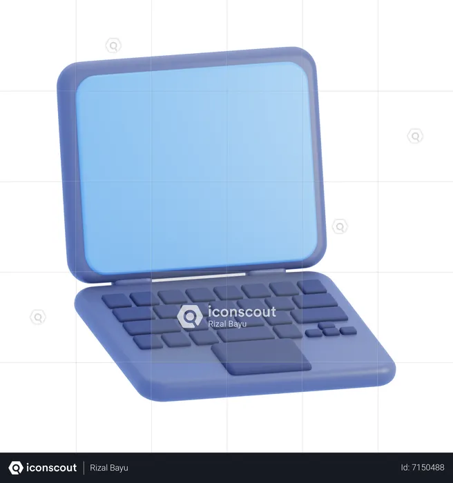 Laptop  3D Icon