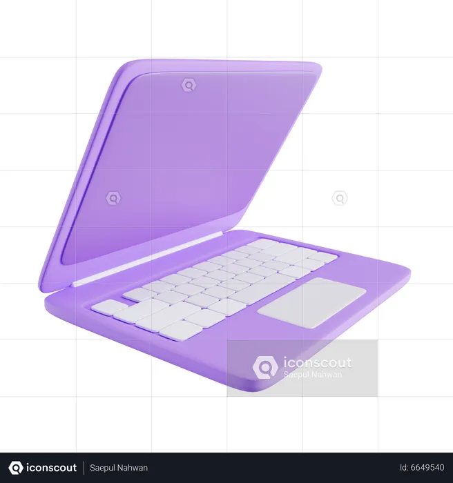 Laptop  3D Icon