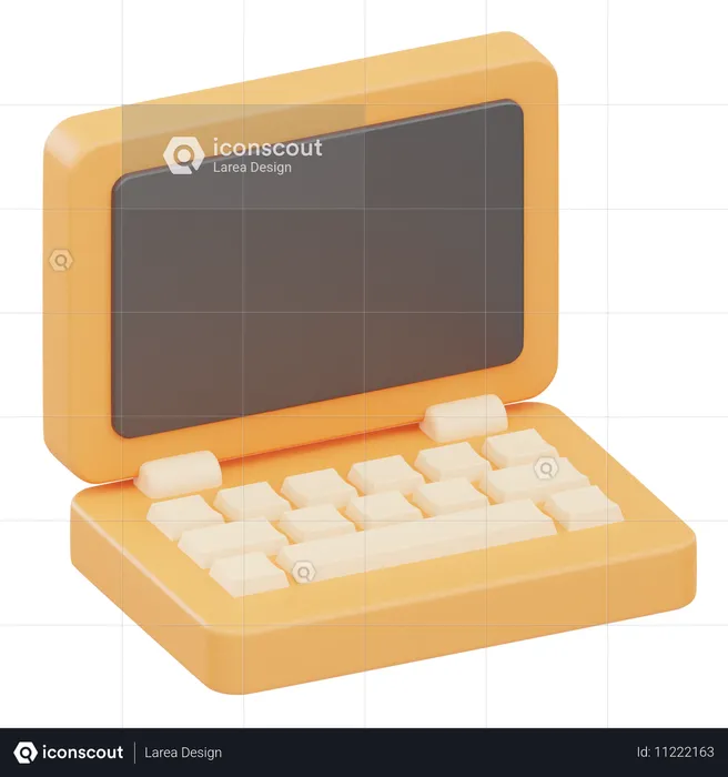 Laptop  3D Icon