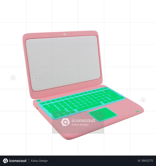 Laptop  3D Icon