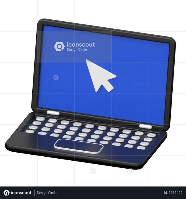 Laptop  3D Icon