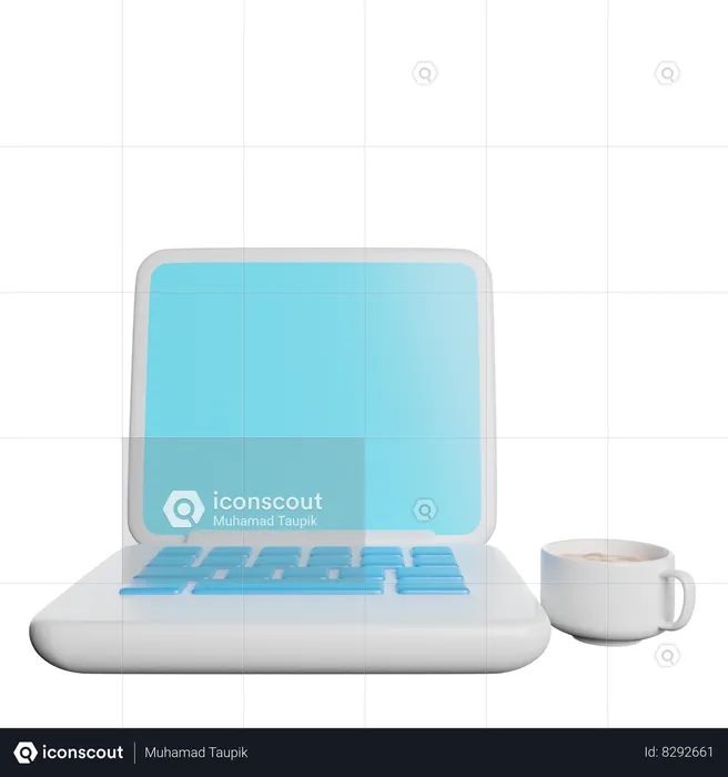 Laptop  3D Icon