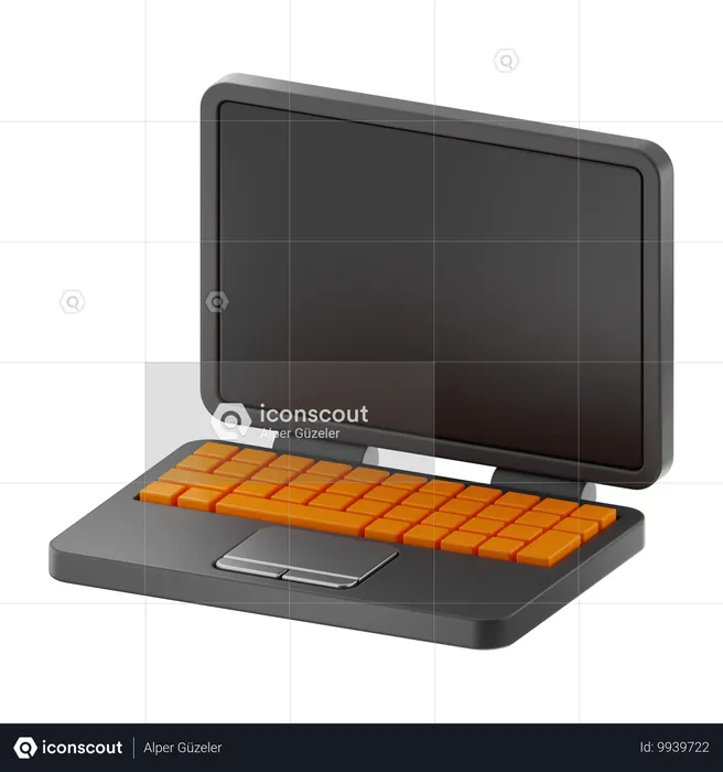 Laptop  3D Icon