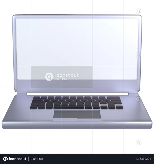 Laptop  3D Icon