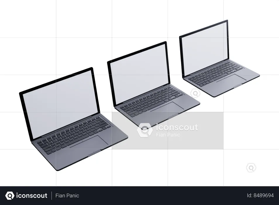 Laptop  3D Icon