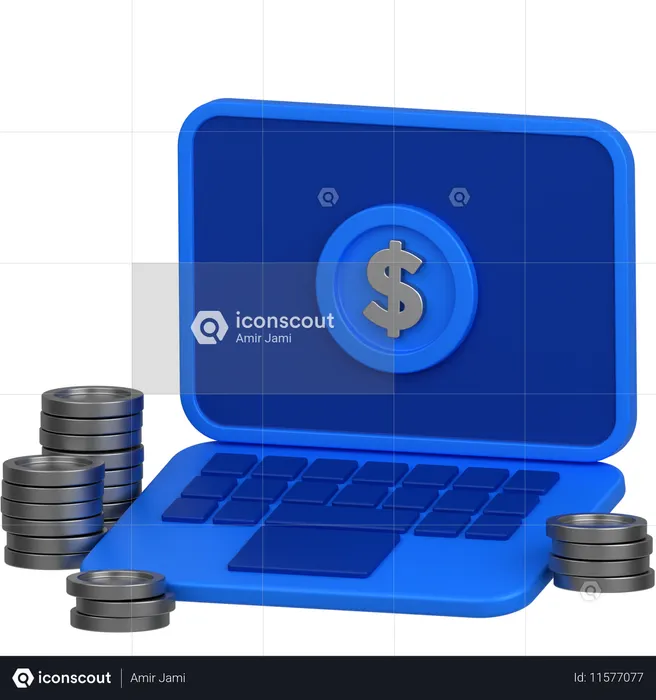 Laptop  3D Icon