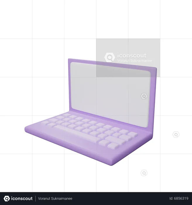 Laptop  3D Icon