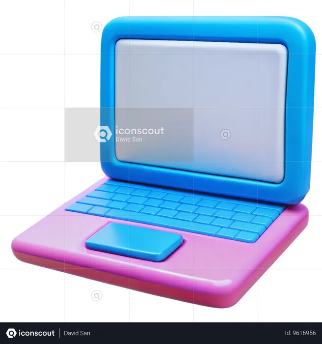 Laptop  3D Icon