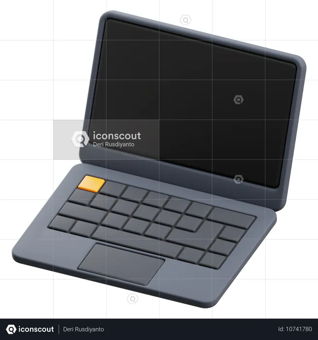 Laptop  3D Icon