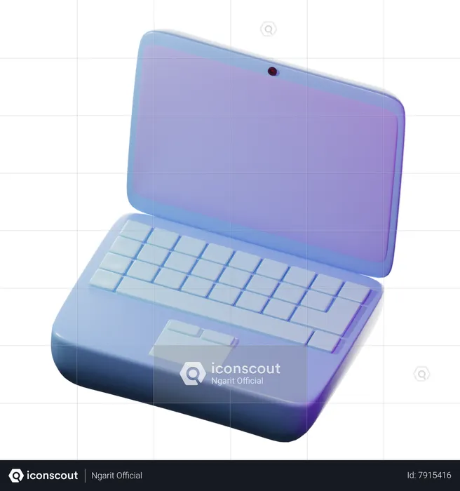 Laptop  3D Icon