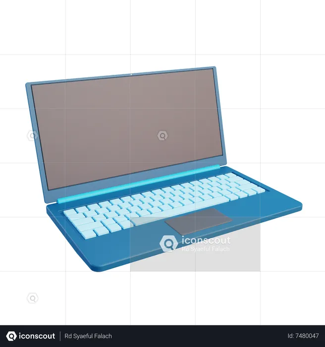 Laptop  3D Icon