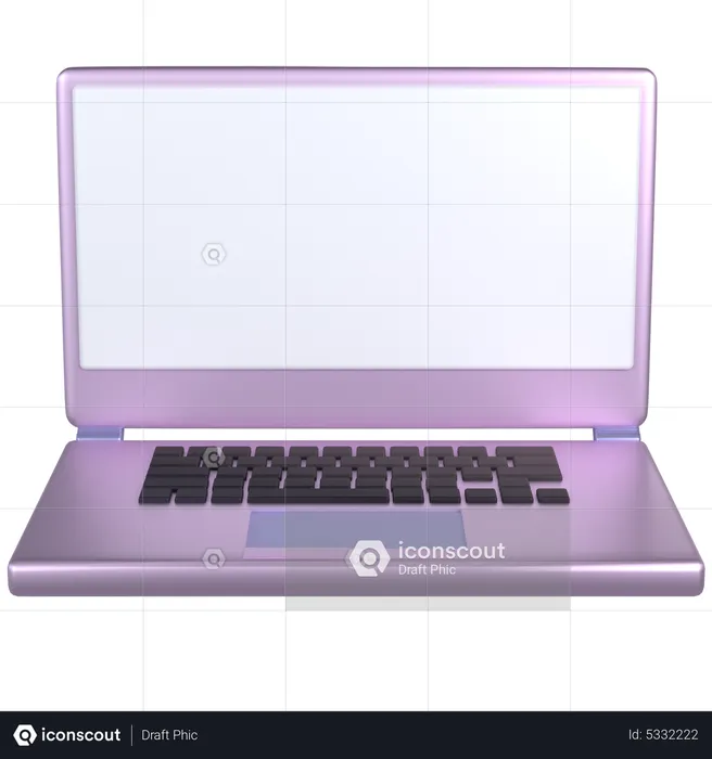 Laptop  3D Icon