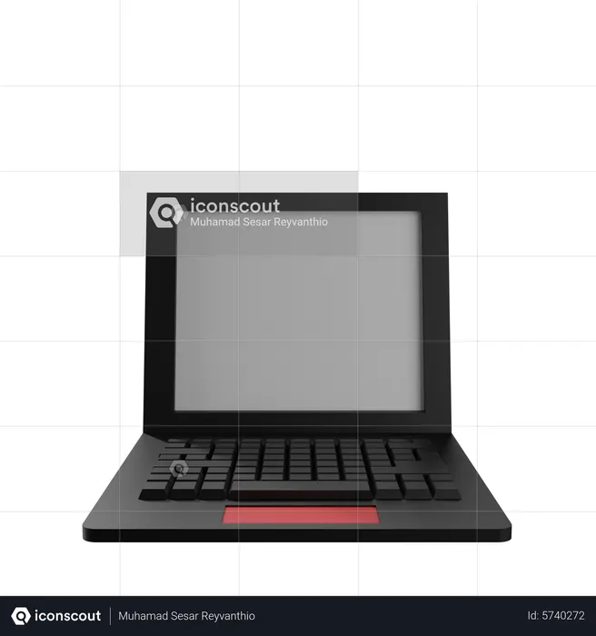 Laptop  3D Icon