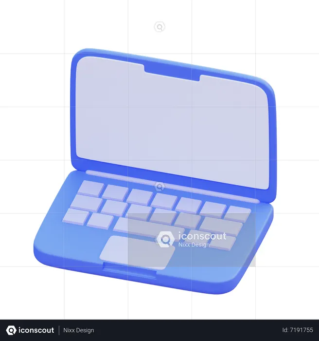 Laptop  3D Icon