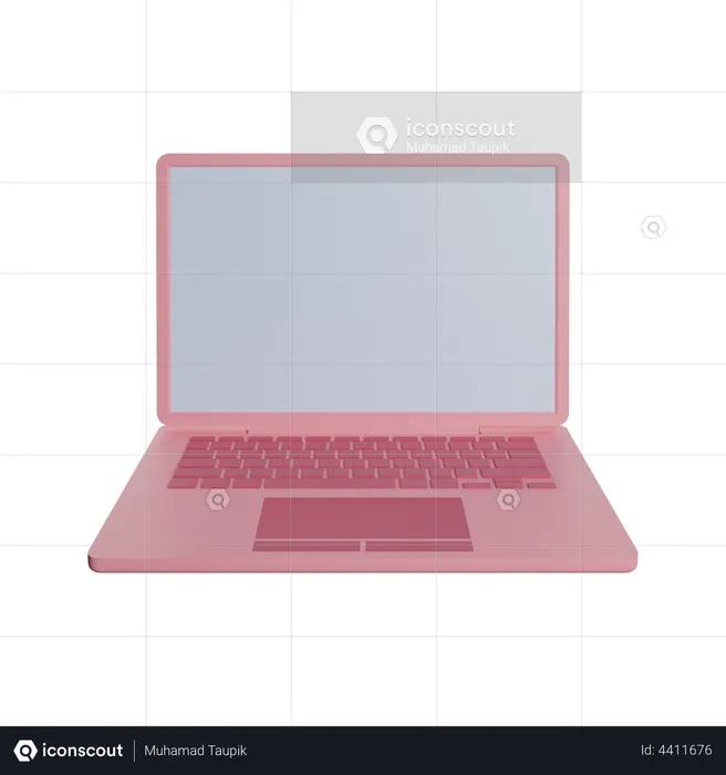 Laptop  3D Illustration