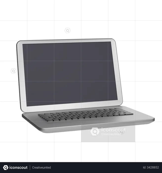 Laptop  3D Illustration