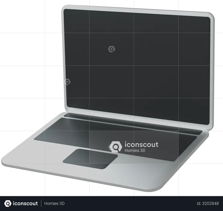 Laptop  3D Illustration