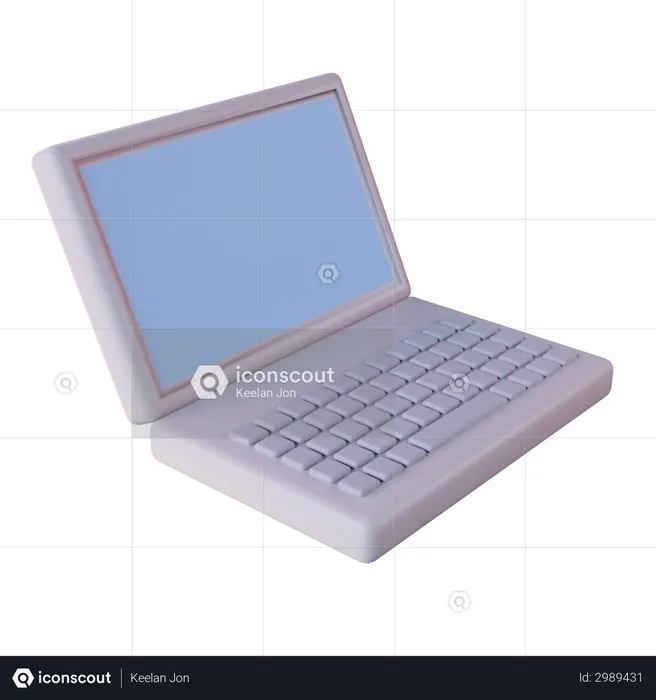 Laptop  3D Illustration