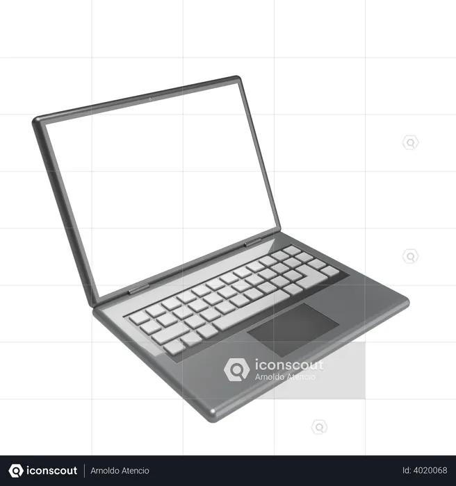 Laptop  3D Illustration