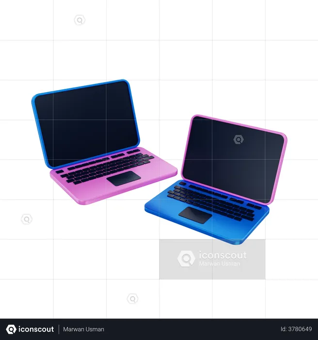 Laptop  3D Illustration