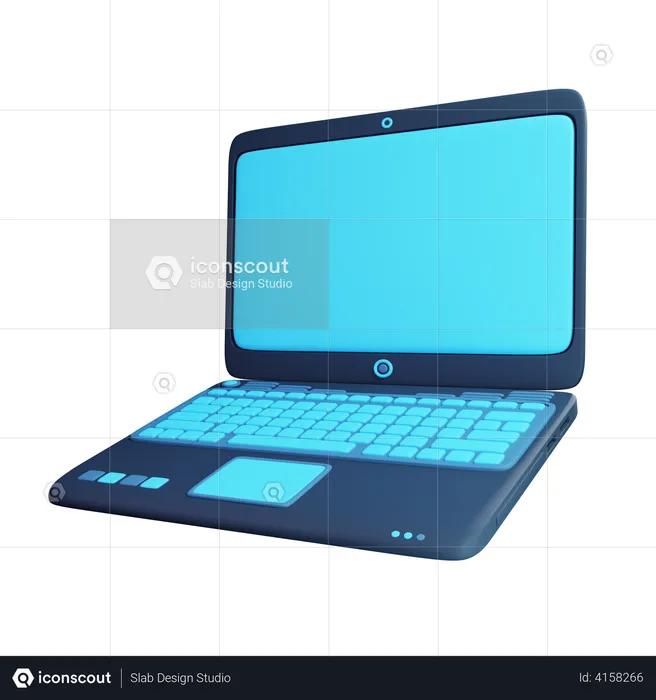 Laptop  3D Illustration