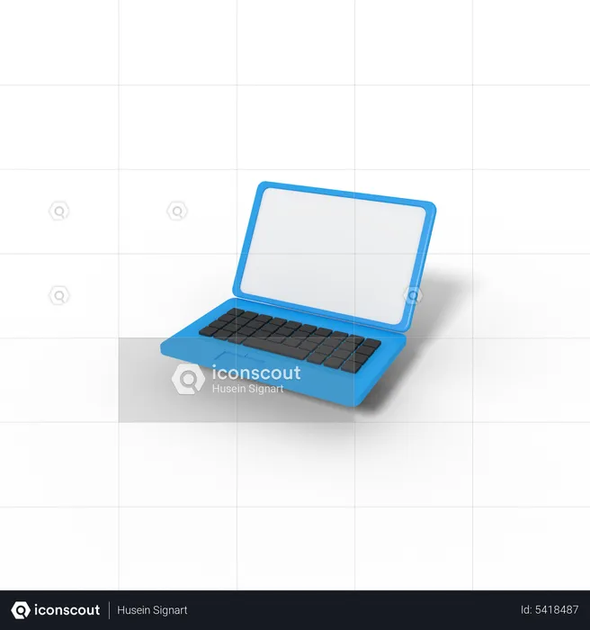 Laptop Device  3D Icon