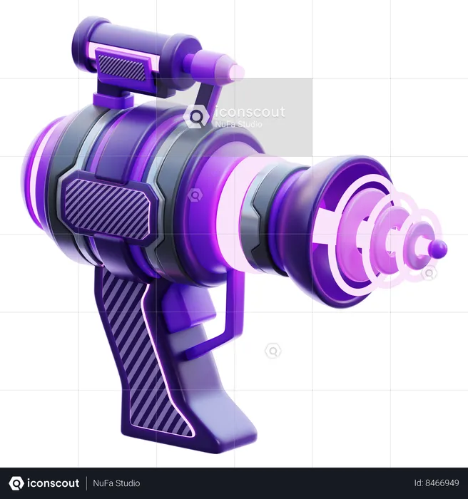 Laser Gun  3D Icon