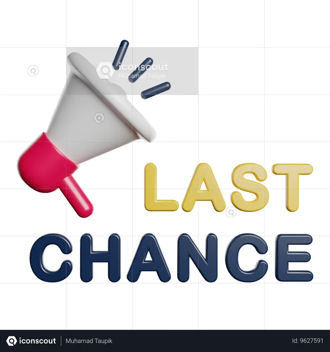 Last Chance  3D Icon