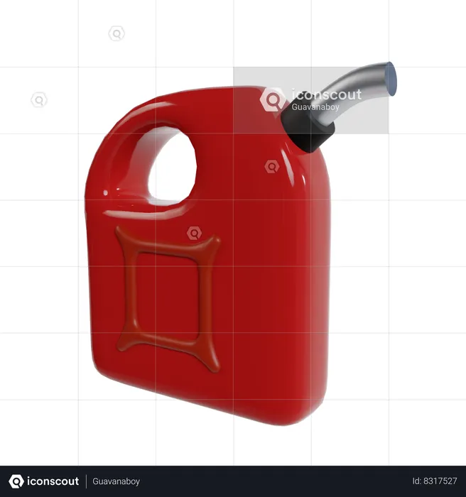 Lata de combustible  3D Icon