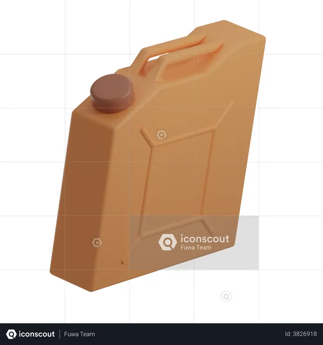 Lata de combustível  3D Icon