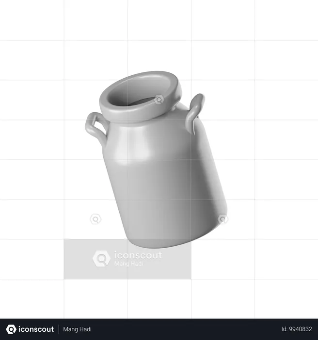 La leche puede  3D Icon