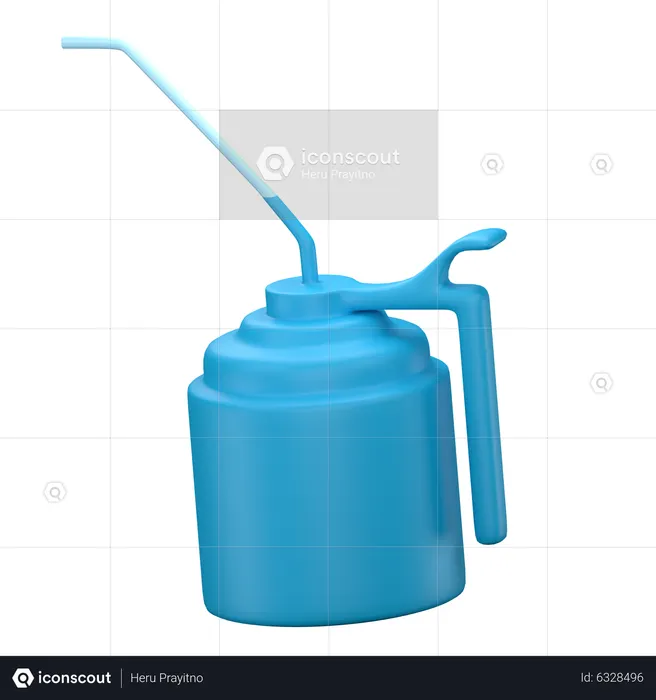 Lata de óleo  3D Icon