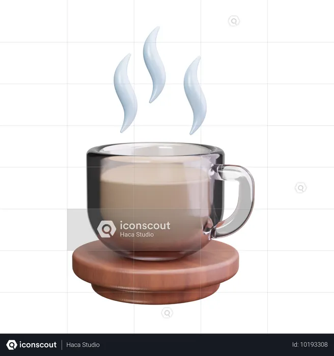 Latté  3D Icon