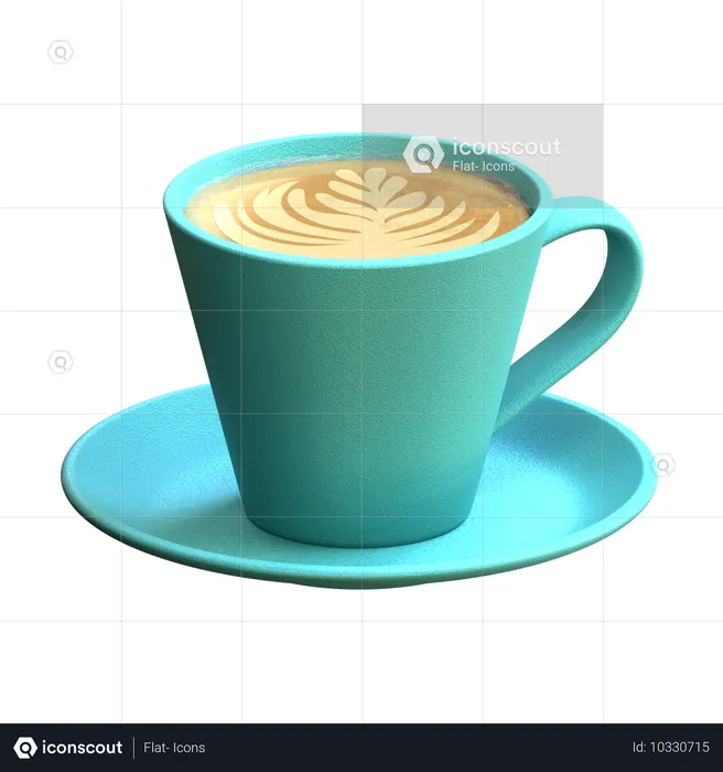 Latté  3D Icon