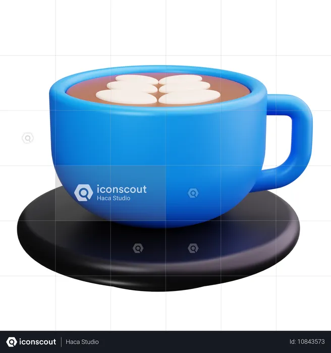 Latte Art  3D Icon