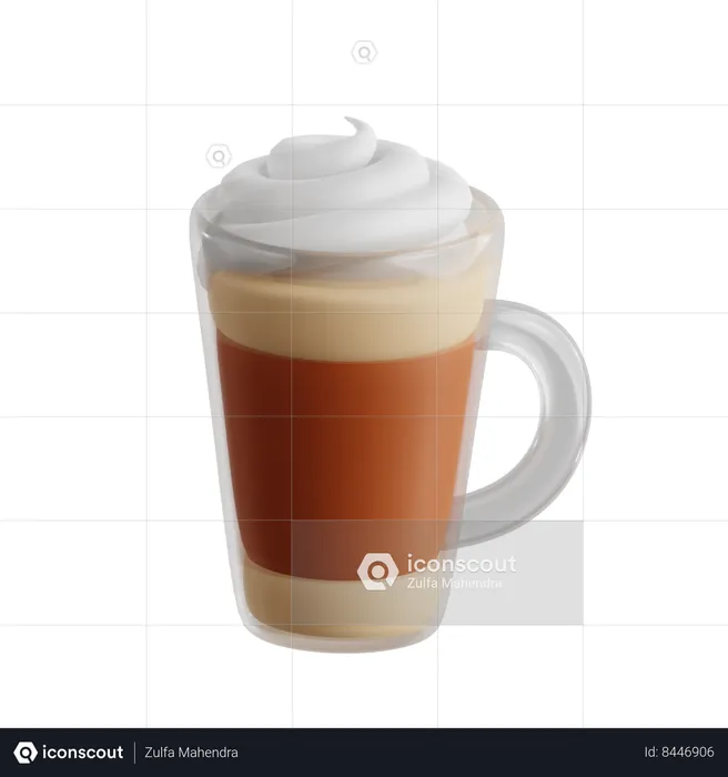 Latte Macchiato  3D Icon