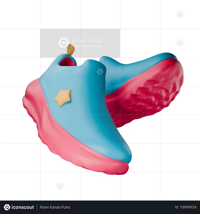 Laufschuhe  3D Icon