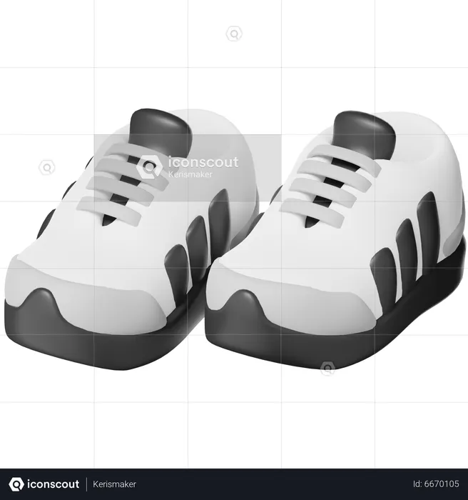 Laufschuhe  3D Icon