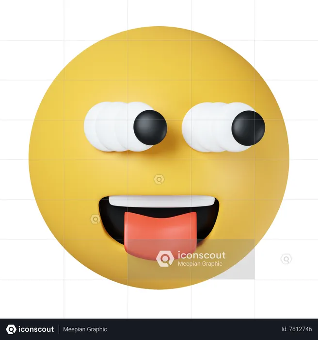 Laugh Emoji 3D Icon