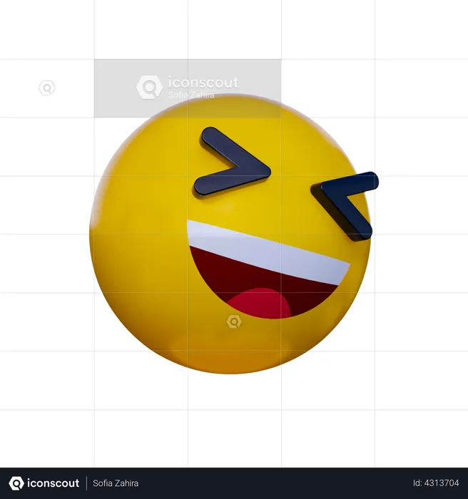Laugh Emoji 3D Emoji
