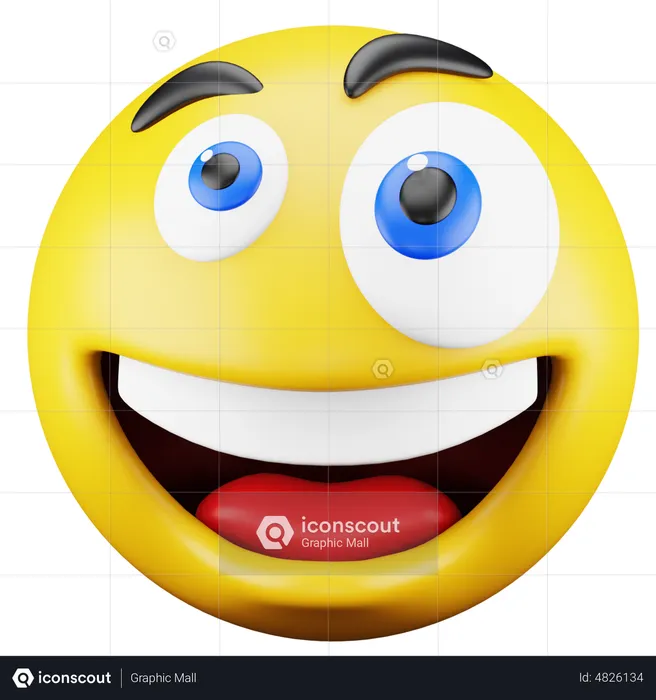 Laugh Emoji Emoji 3D Icon