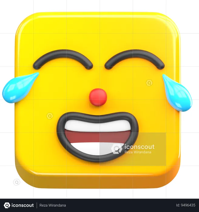 Laugh Out Loud Emoji Emoji 3D Icon