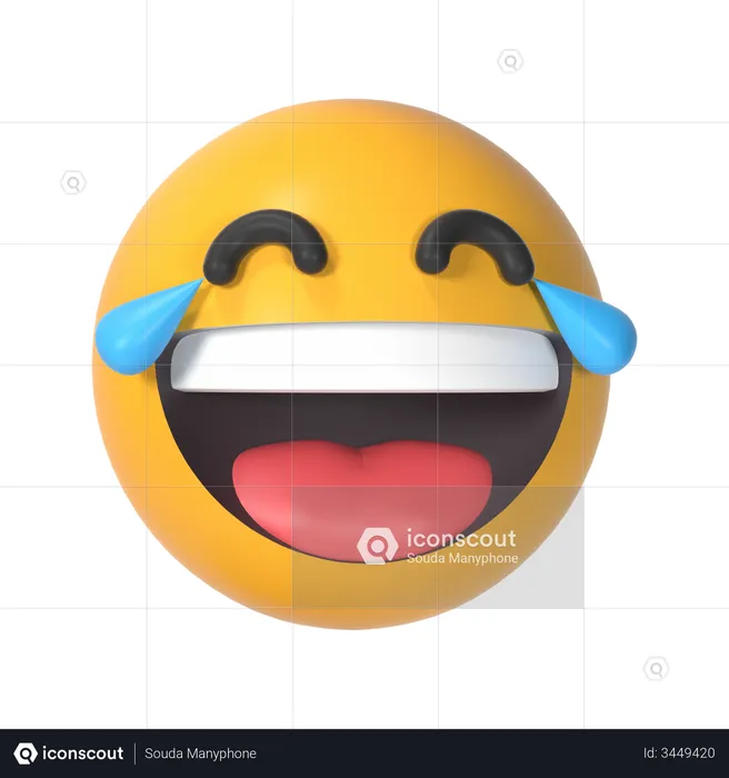 Laughing Emoji 3D Emoji