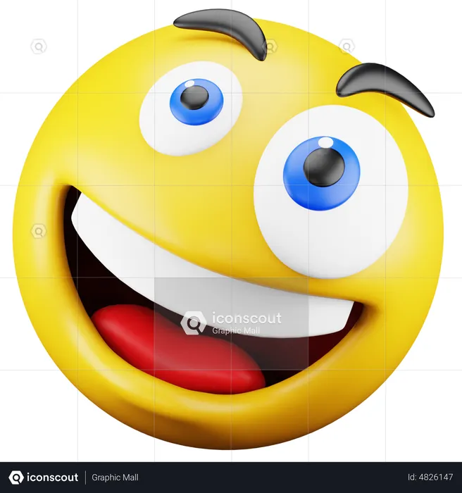 Laughing Emoji Emoji 3D Icon