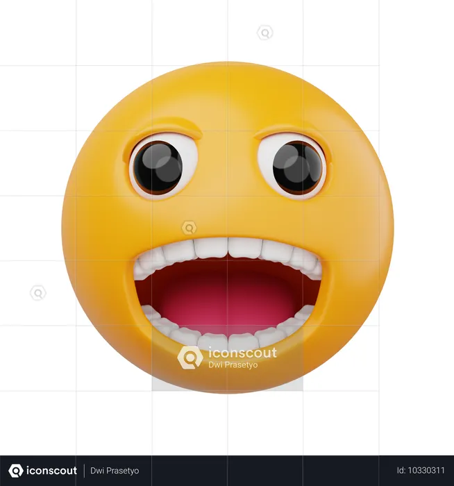 웃음 Emoji 3D Icon