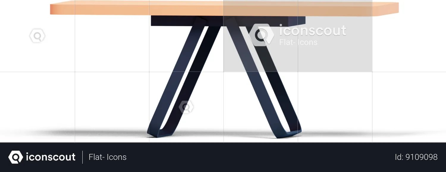 Laundry Table  3D Illustration