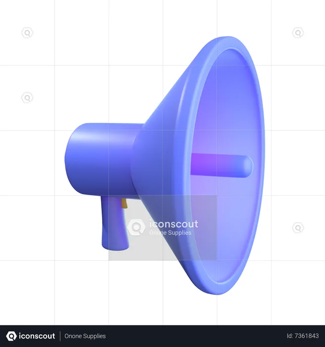 Lautsprecher  3D Icon