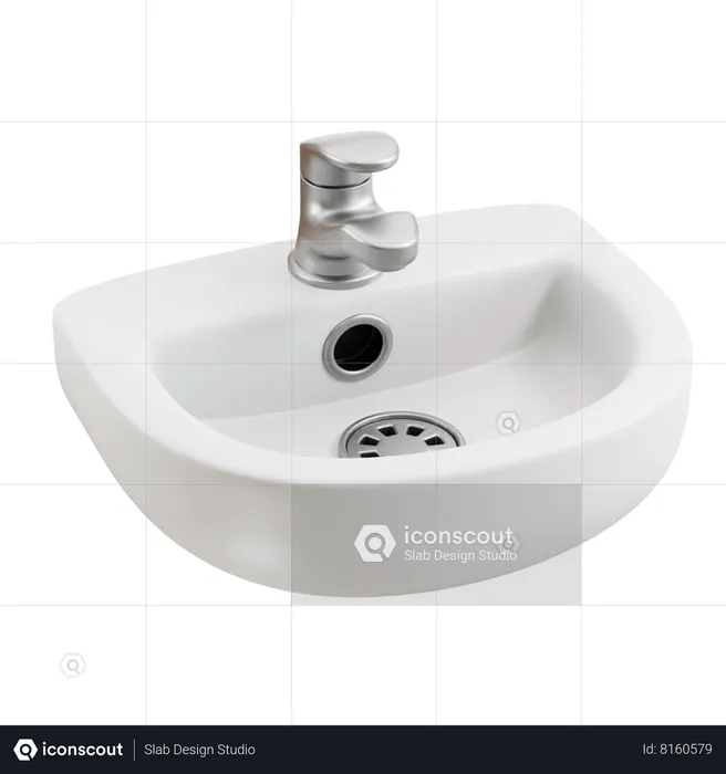 Lavabo  3D Icon