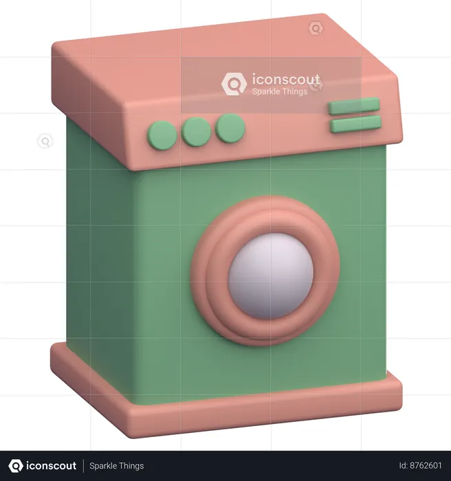 Machine à laver  3D Icon