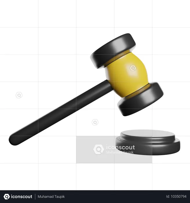 Law  3D Icon